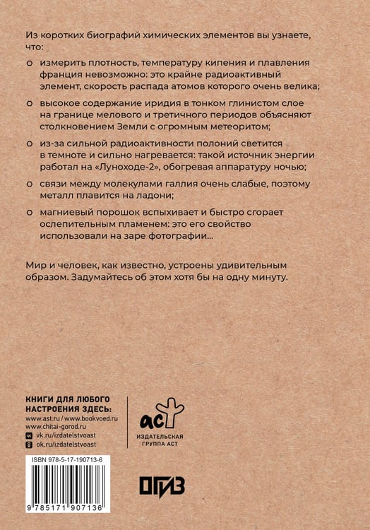 Дополнительное изображение книги «Химические элементы»