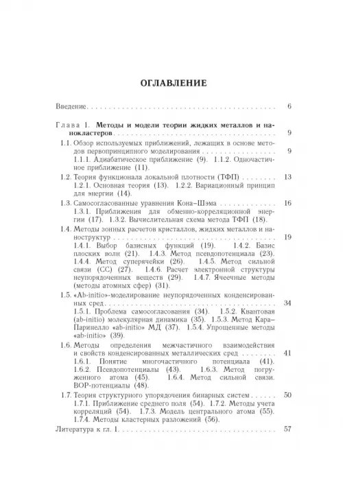 Дополнительное изображение книги «Вычислительные методы микроскопической теории металлических расплавов и нанокластеров»