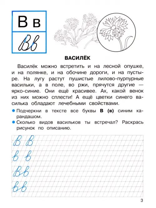 Дополнительное изображение книги «Прописи для 1 класса с рассказами о растениях. ФГОС»