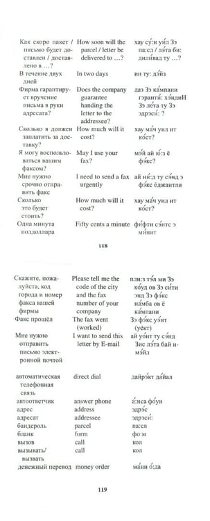 Дополнительное изображение книги «Русско-английский разговорник»