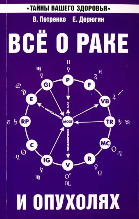 Обложка книги «Все о раке и опухолях» — Петренко Валентина Васильевна, Дерюгин Евгений Евгеньевич, ISBN 9785000535363