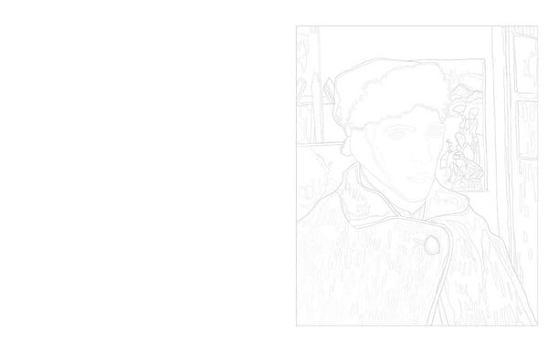 Дополнительное изображение книги «Ван Гог. Альбом для раскрашивания»