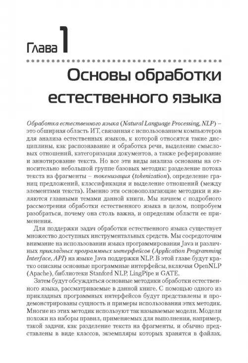 Дополнительное изображение книги «Обработка естественного языка на Java»