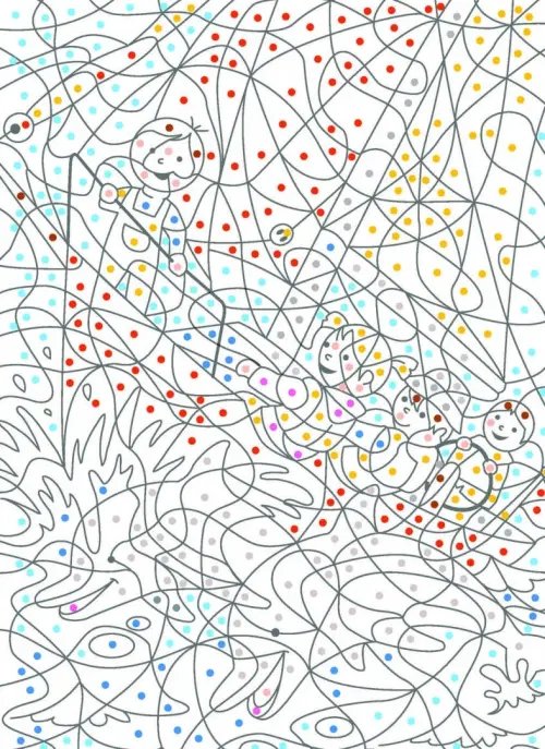 Дополнительное изображение книги «Оживи волшебные картинки по цветам, цифрам и символам лета»