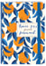 Дополнительное изображение книги «Книга для записей рецептов. Апельсины на синем»