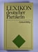 Обложка книги «Lexikon deutscher Partikeln» — Gerhard Helbig